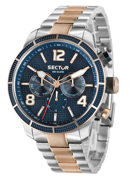 Sector Racing 850 Two Tone Stainless Steel Bracelet R3253575005